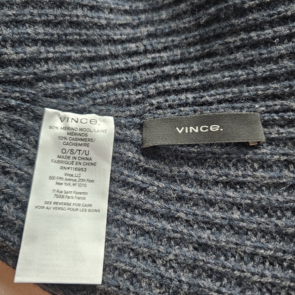 Vince Ribbed Cashmere Beanie - Picture 7 of 12
